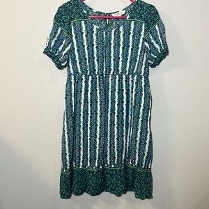 Thursday Island Urban Vintage Life Short Sleeve Floral Dress Small